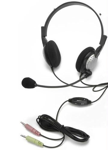 Noise Canceling Stereo Headset With Volu