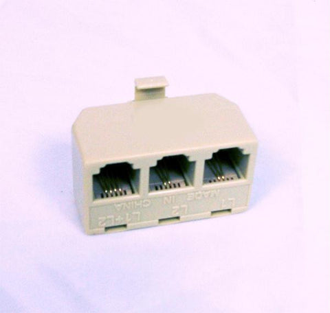 Triplex Adapter Ivory