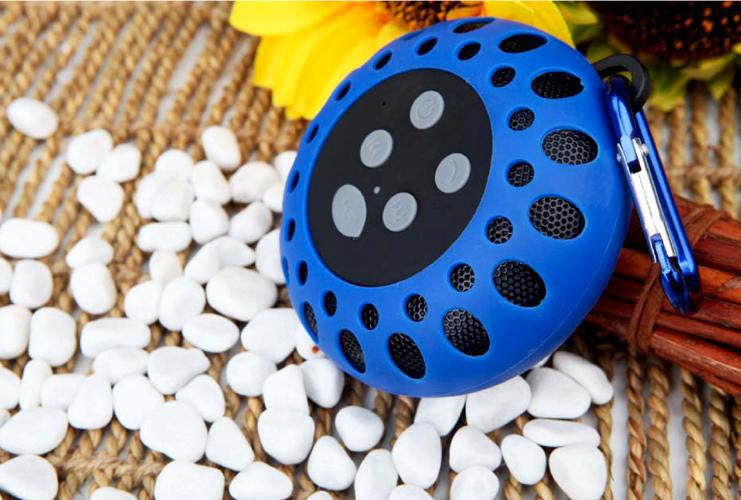 Bluetooth Speaker With Clip Blue