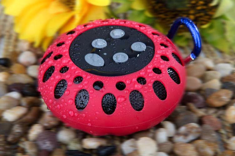 Bluetooth Speaker With Clip Red