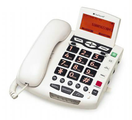 Amplified Bigbutton Spkrphone 50db White