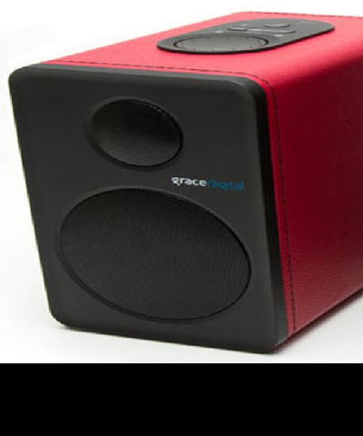 Grace Digital Bluetooth Speaker In Red