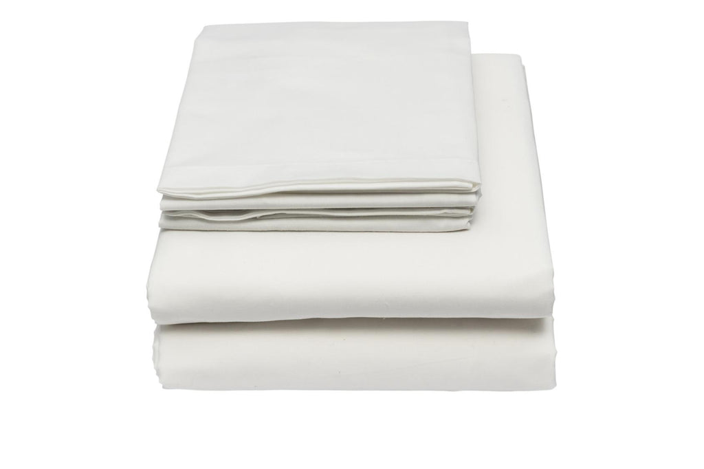 4pc Full Sheet Set In Bright White