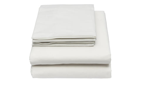 4pc Full Sheet Set In Bright White