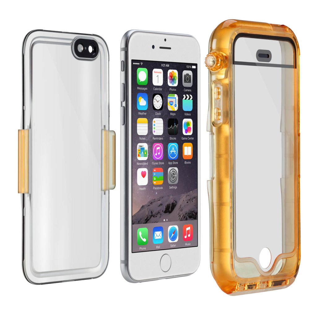 Waterproof Shockproof Ip6-6s Case Gold