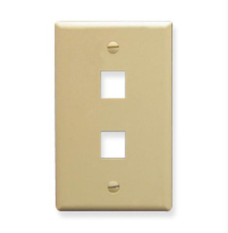 Ic107f02iv - 2port Face Ivory