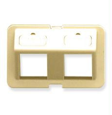 Bezel- Elite- Angled- 2-port- Ivory