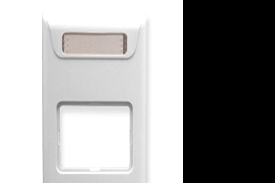 Faceplate- Elite- 1-gang- 1-port- White