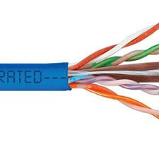 Cmp Cat6 Plenum Value Line 500 Mhz Blue