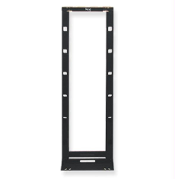 Cable Mngment Rack- Hybrid- Black- 7ft