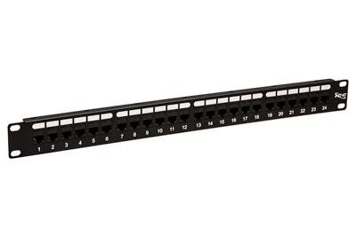 Patch Panel-cat 5e- Feed-thru 24-p-1rms