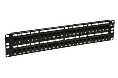 Patch Panel-cat 6- Feed-thru 48-p-2rms