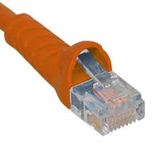 Patch Cord- Cat 5e- Molded Boot- 1' Or