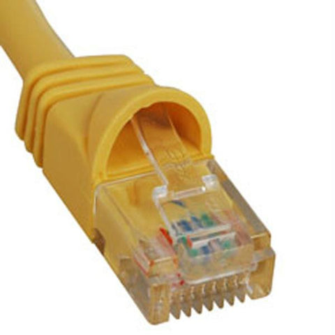 Patch Cord- Cat 5e- Molded Boot- 1' Yl