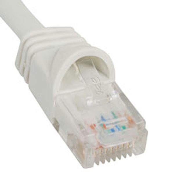 Patch Cord- Cat 5e- Molded Boot- 5' Wh