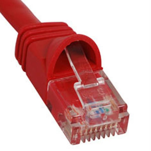 Patch Cord- Cat 6- Molded Boot- 3'  Rd