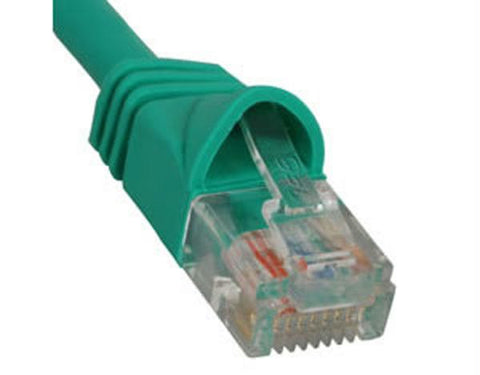 Patch Cord- Cat 6- Molded Boot- 7' Gn