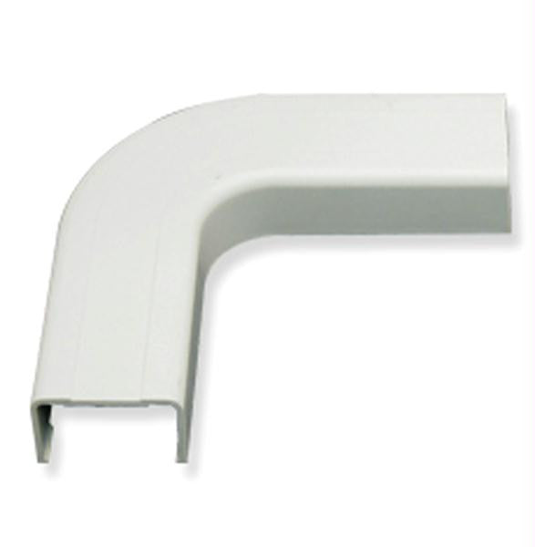 Flat Elbow- 3-4in- White- 10pk