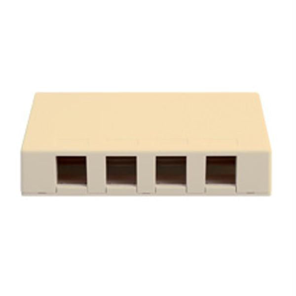 Ic107sb4iv- Surface Box- 4 Port- Ivory