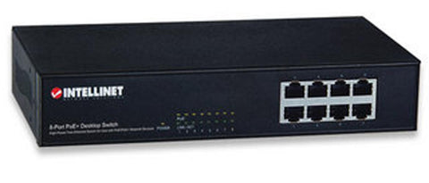 8 Port Poe 10-100 Desktop Switch