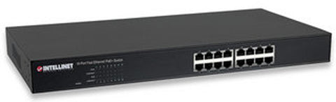 Intellinet 16 Port Poe10-100 Rack Switch