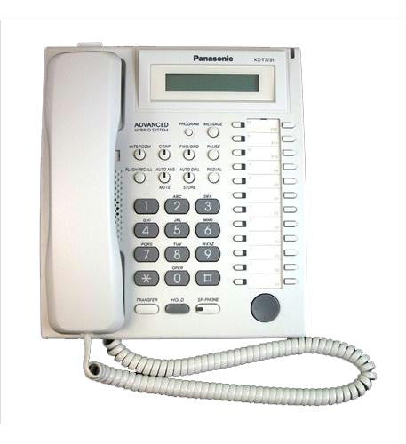 24 Button Speakerphone W- Lcd White