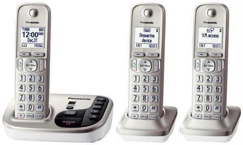 Dect 6.0- 3 Handsets- Talking Cid- Itad