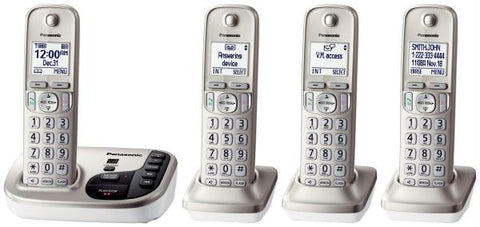 Dect 6.0- 4 Handsets- Talking Cid- Itad