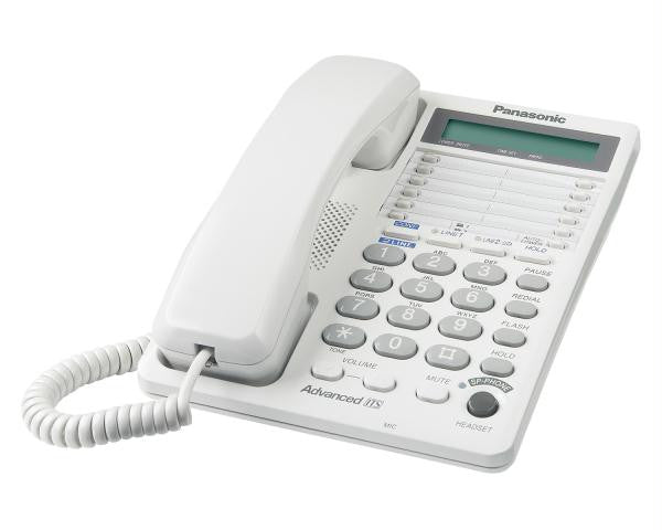 2-line Feature Phone With Lcd White