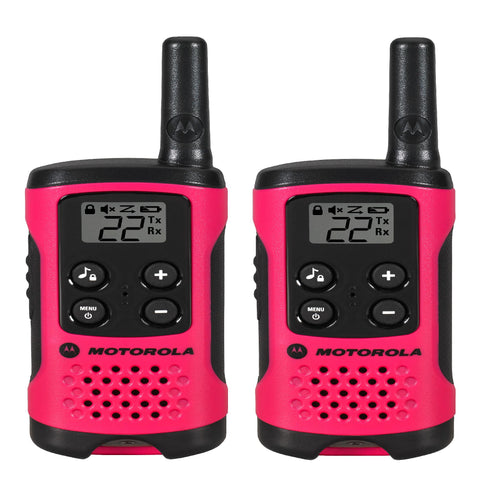 2 Pack 16 Mile Range Neon Pink Radios