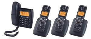 Motorola Corded-cordless 4-pack