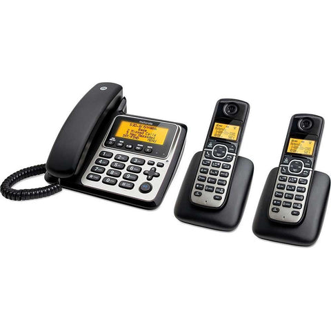 Corded-cordless 2 Handset Answering Syst