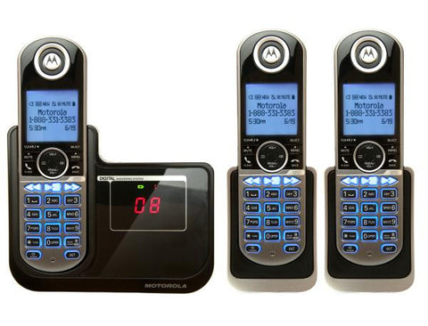 Motorola 3-handset Dect Cordless