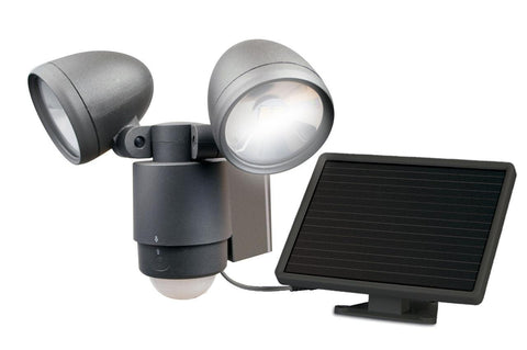 Dual-head Solar Spotlight - Bronze