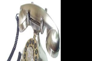 Alexis 1922 Decorator Phone Silver