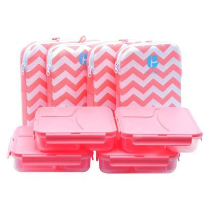 Chevron Lunch Containers In A Pack Of 4