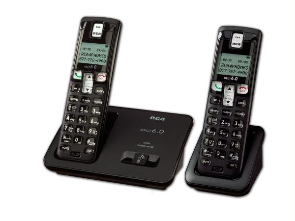 Dect 6.0 Digital Cordless Phone W- 2 Han