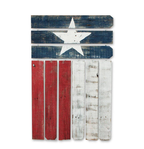 Reclaimed Wood Texas Flag Wall Art