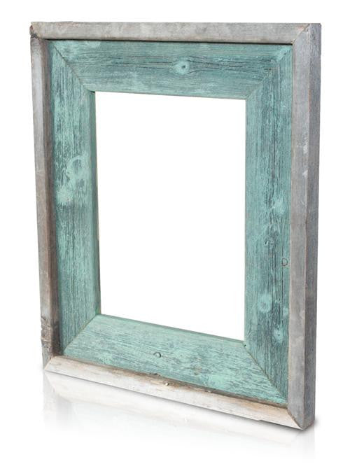 8x10 Reclaimed Wood Frame Jade