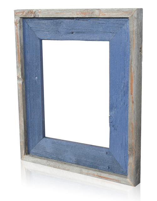 8x10 Reclaimed Wood Frame Deep Ocean