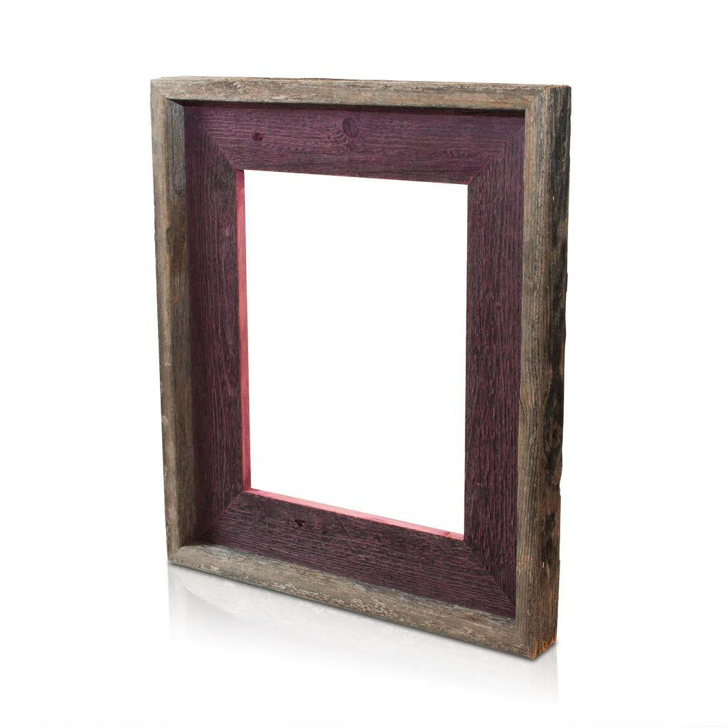 5x7 Reclaimed Wood Frame Cherry