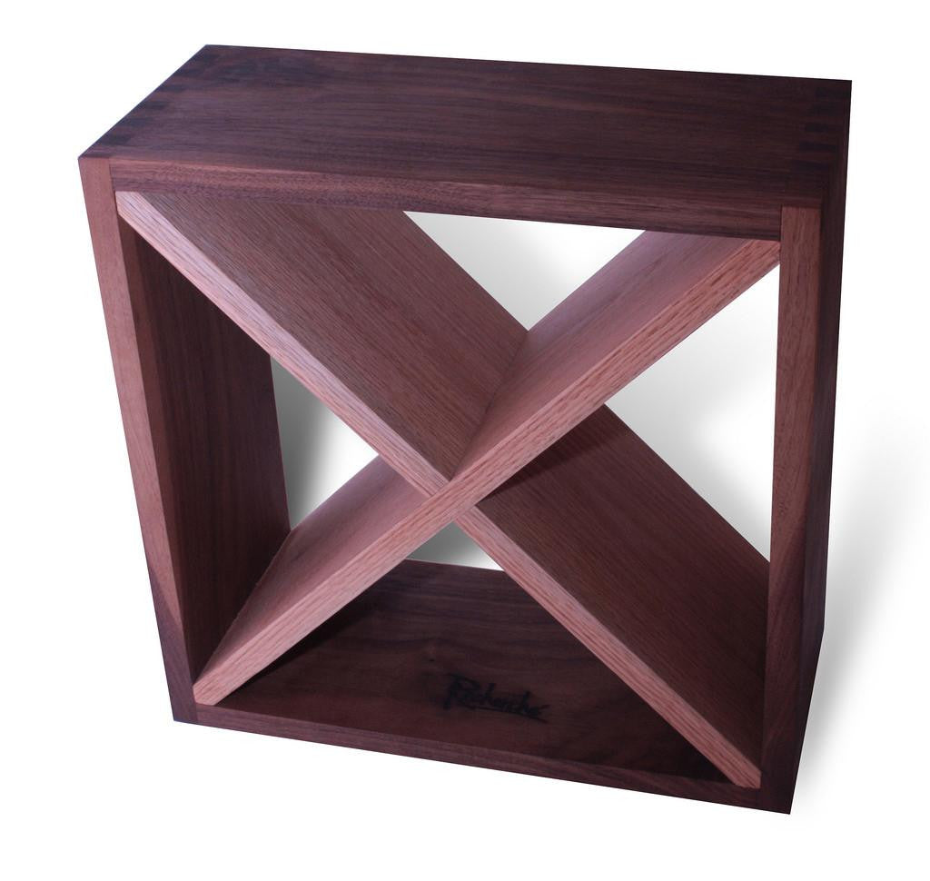 Walnut Wine Cube