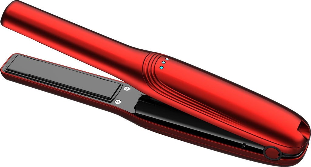 Rechargable Ceramic Flat Iron Red