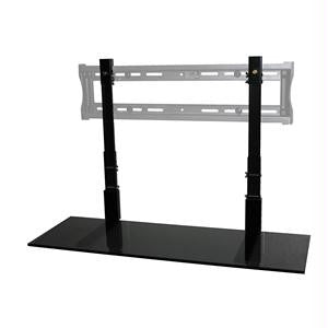 36in Black Glass Tv Smartshelf