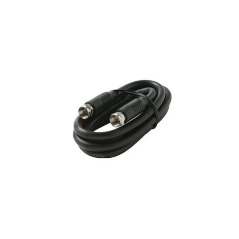 12' F-f Black Rg6-ul Cable