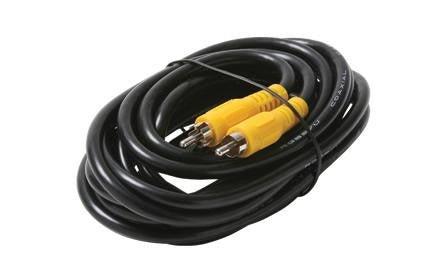 25' Rca-rca Rg59 Black Cable