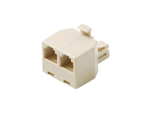 Cat 5 Splitter Mod T Adapter 8c Ivory