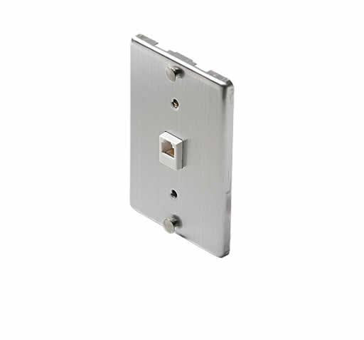 4c Steel Wall-phone Jack