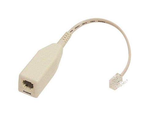 Single Line Telephone Dsl Filter Ivory