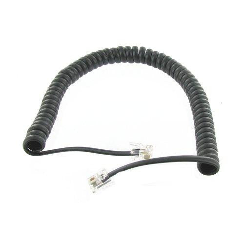 7' Black Handset Cord